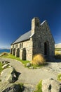 Church at Lake Tekapo, New Zealand Royalty Free Stock Photo