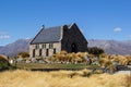 Church at lake Tekapo, New Zealand Royalty Free Stock Photo