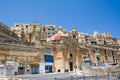Church of Liesse at the neighborhood near the port of Valletta, Malta Royalty Free Stock Photo