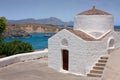 Church in Lindos, Greece Royalty Free Stock Photo