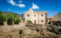 Church in Lipari old town center Royalty Free Stock Photo