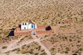 Church of a little town called Machuca, in the Chilean Altiplano, Atacama Desert, Chile Royalty Free Stock Photo