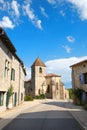 Church in little village in French Lot-et-Garonne Royalty Free Stock Photo