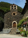 Church of Llorts, Ordino, Andorra. Royalty Free Stock Photo