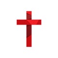 Church logo. Christian symbols. Cross of Jesus Christ.