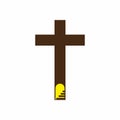 Church logo. Christian symbols. The cross of Jesus Christ