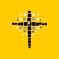 Church logo. Cross of Jesus Christ Royalty Free Stock Photo