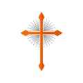 Church logo. Cross of Jesus Christ