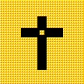 Church logo. Cross of Jesus Christ Royalty Free Stock Photo