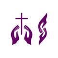 Church logo. People united by faith in God