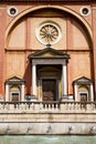 church in the lonate pozzolo old closed brick tower foun