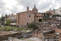 Church of Luke and Martin among the ruins of the ancient Roman Forum, Rome