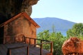 Church at maligrad island (albania) at lake prespa Royalty Free Stock Photo