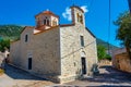 Church at Mani village Varvaka, Greece Royalty Free Stock Photo