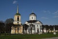 Church in the manor of Count Sheremetyev, Kuskovo, Moscow Royalty Free Stock Photo