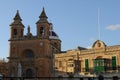 The church of Marsaxklokk on Malta Island