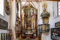 Church of the medieval Orava Castle. Oravsky Podzamok, Slovakia, 21 July 2022 Royalty Free Stock Photo