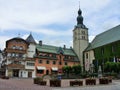 The church in Megeve, France