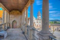 The Church of Mercy or Igreja da MisericÃÂ³rdia viewed from the cathedral of viseu, Portugal