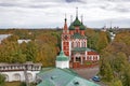 The church of Michael the Archangel closeup of a sunny day in july. Yaroslavl, Golden ring of Russia Royalty Free Stock Photo