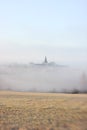 Church in the mist