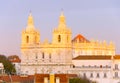 Monastery Sao Vicente Fora Lisbon Royalty Free Stock Photo