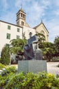 Church and monastery of St. Frane, Sibenik, Croatia Royalty Free Stock Photo