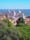 View of the Monastery of SÃÂ£o Vicente de Fora in Lisbon, Portugal