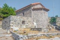 Church Monu Vronta in Samos Town on the island Samos, Greece Royalty Free Stock Photo