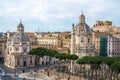 The Church of the Most Holy Name of Mary and the famous Trajan`s