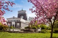 Church of the most sacred heart of Our Lord, Jiri z Podebrad square, Vinohrady district, Prague, Czech republic Royalty Free Stock Photo