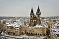 The Church of Mother of God in front of Tyn in Prague, Czech Republic