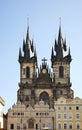 Church of Mother of God before Tyn in Prague. Czech Republic Royalty Free Stock Photo