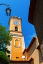 Church in the mountain village Eze, France Royalty Free Stock Photo