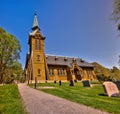 Church in Mullsjo, Jonkoping, Sweden Royalty Free Stock Photo