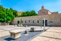 Church of the multiplication of the loaves and fishes in Tabgha, Israel Royalty Free Stock Photo