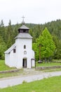 church in Museum of Kysuce village, Vychylovka, Slovakia Royalty Free Stock Photo