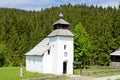 church in Museum of Kysuce village, Vychylovka, Slovakia Royalty Free Stock Photo