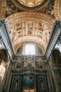 Church in Naples, frescoes and stucco work inside.