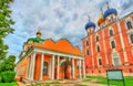 Church of the Nativity of Christ at Ryazan Kremlin in Russia Royalty Free Stock Photo