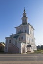 Church of the Nativity in the city of Totma Vologda region at dawn Royalty Free Stock Photo