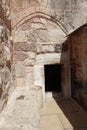 Church of the Nativity Entrance, Bethlehem Royalty Free Stock Photo