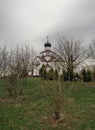 CHURCH OF THE NATIVITY OF THE HOLY MOTHER OF GOD IN THE VILLAGE OF TARASOVO. EASTER. BELARUS