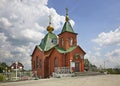 Church of the Nativity in Lukhovitsy. Russia Royalty Free Stock Photo