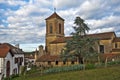 Church of Notre-Dame-de-l-Assomption in La Bastide-Clairence village Royalty Free Stock Photo