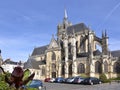 Church at La-FertÃÂ©-Bernard in France Royalty Free Stock Photo