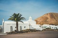 Church of Nuestra Senora de los Volcanes in Mancha Blanca