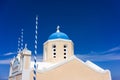 A Greek church on the island of Santorini Royalty Free Stock Photo