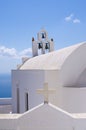 Church in Oia town on Santorini, Greece Royalty Free Stock Photo