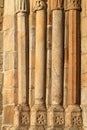 Church old columns